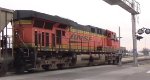 BNSF coal train DPU